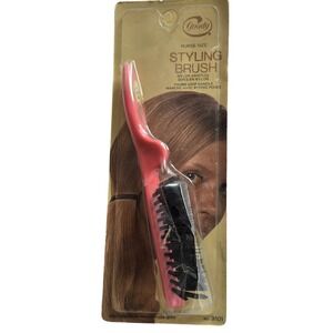 🆕️ NEW Vintage GOODY Mini‎ Travel Purse Brush Nylon Bristles USA Pink NIP 9101